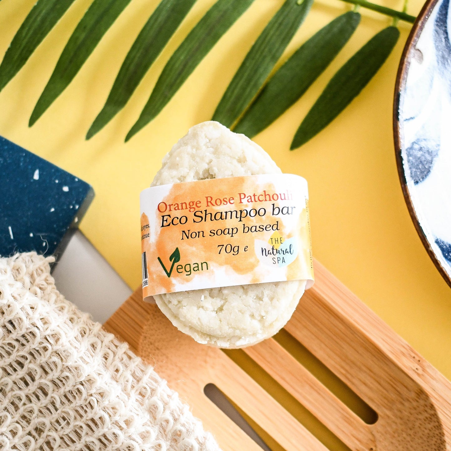 Patchouli Rose ECO Shampoo bar - Non Soap based hair wash-0