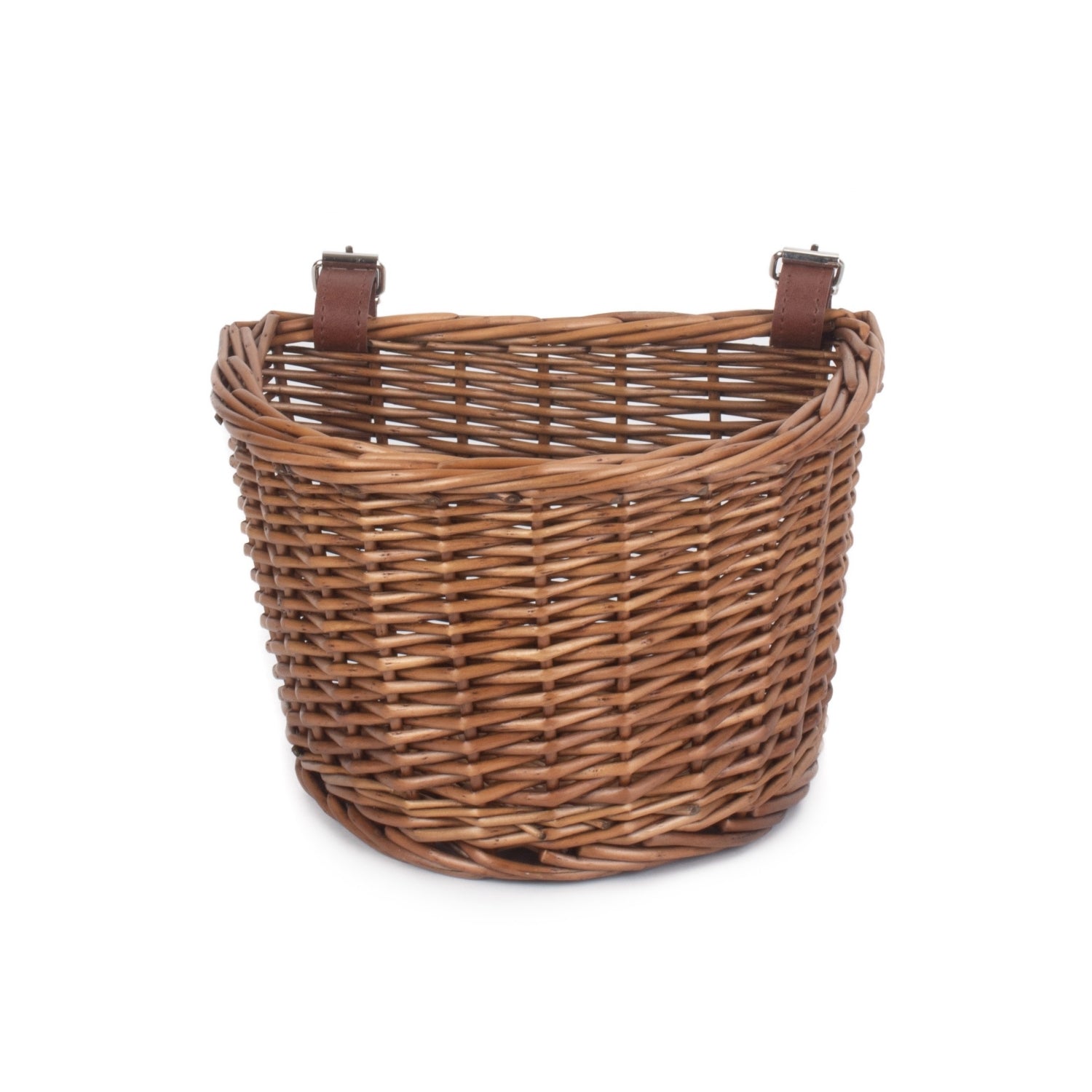 Front Fixing Child Bicycle Wicker Basket-1