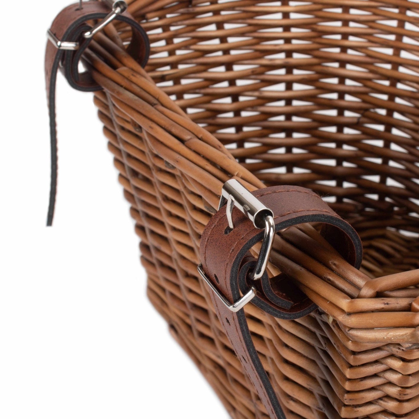 Front Fixing Child Bicycle Wicker Basket-4