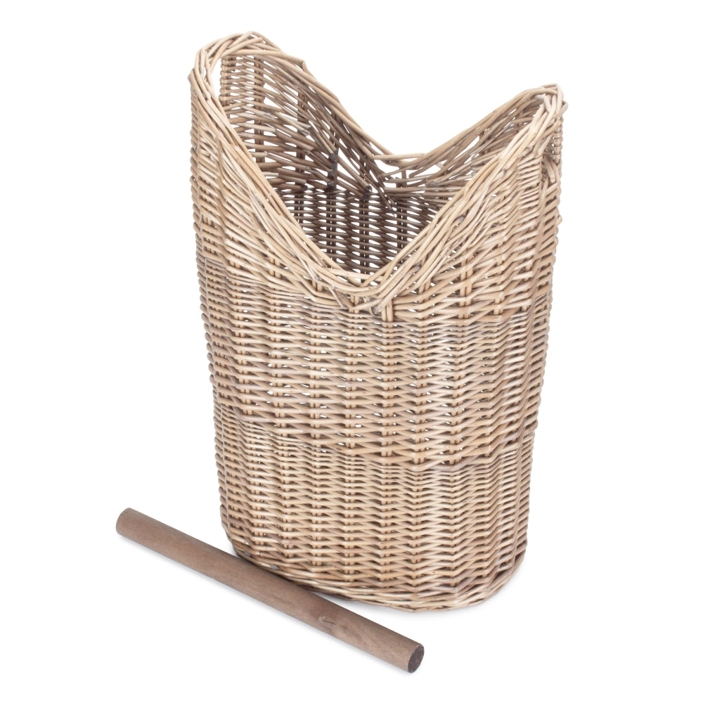 Wicker Bathroom Toilet Roll Holder-4