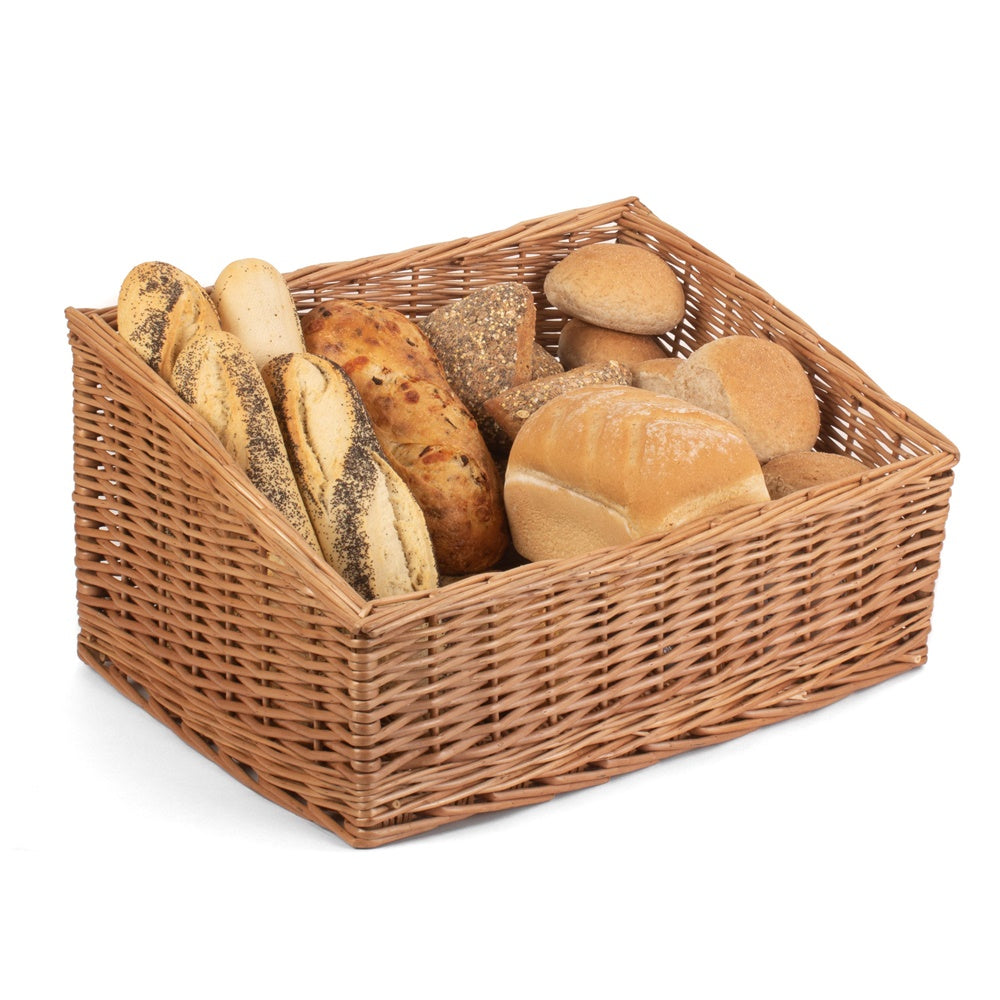 Sloped Sided Wicker Display Baskets-1