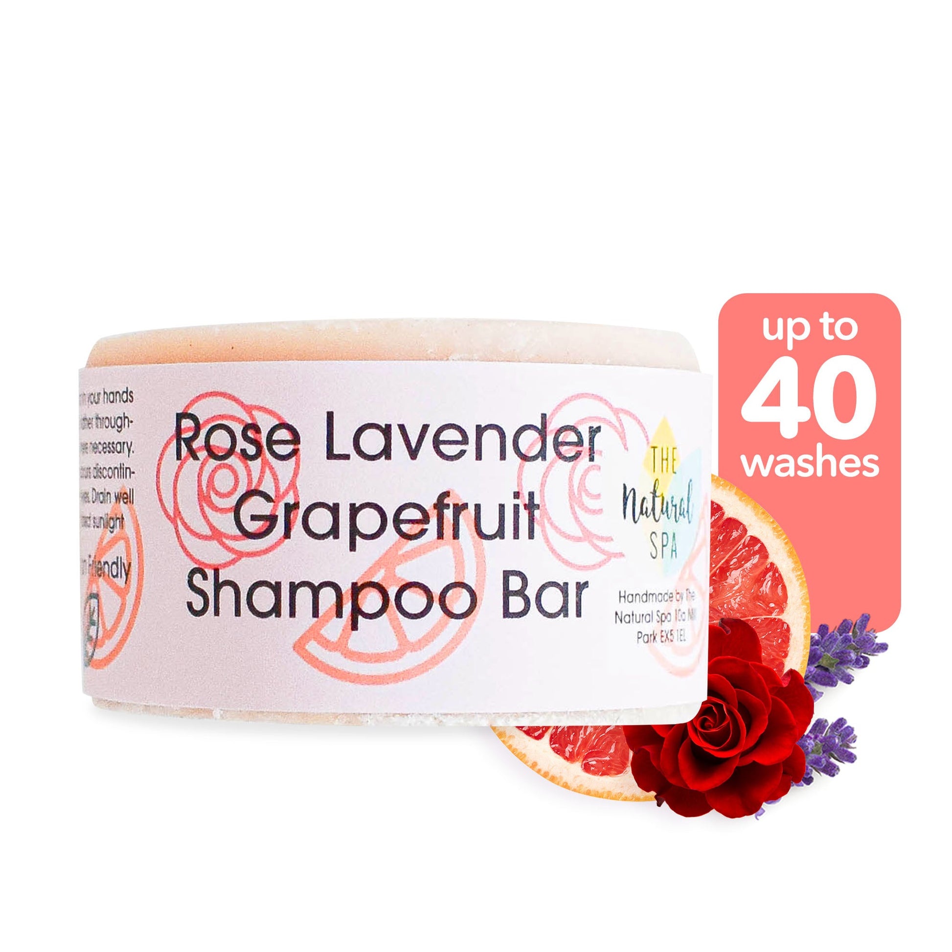 Rose, Lavender, Grapefruit Shampoo bar-2