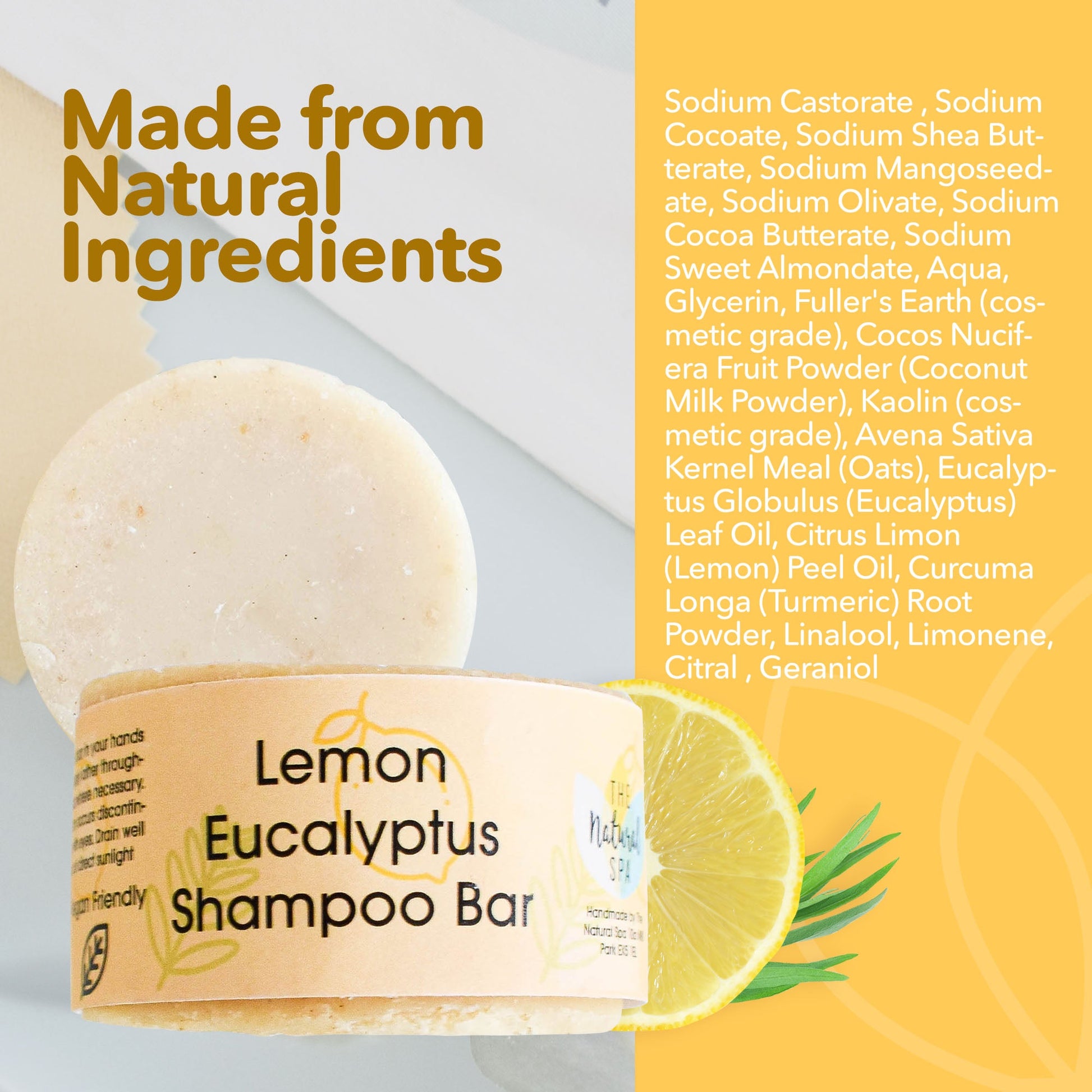 Eucalyptus Lemon Shampoo bar-4