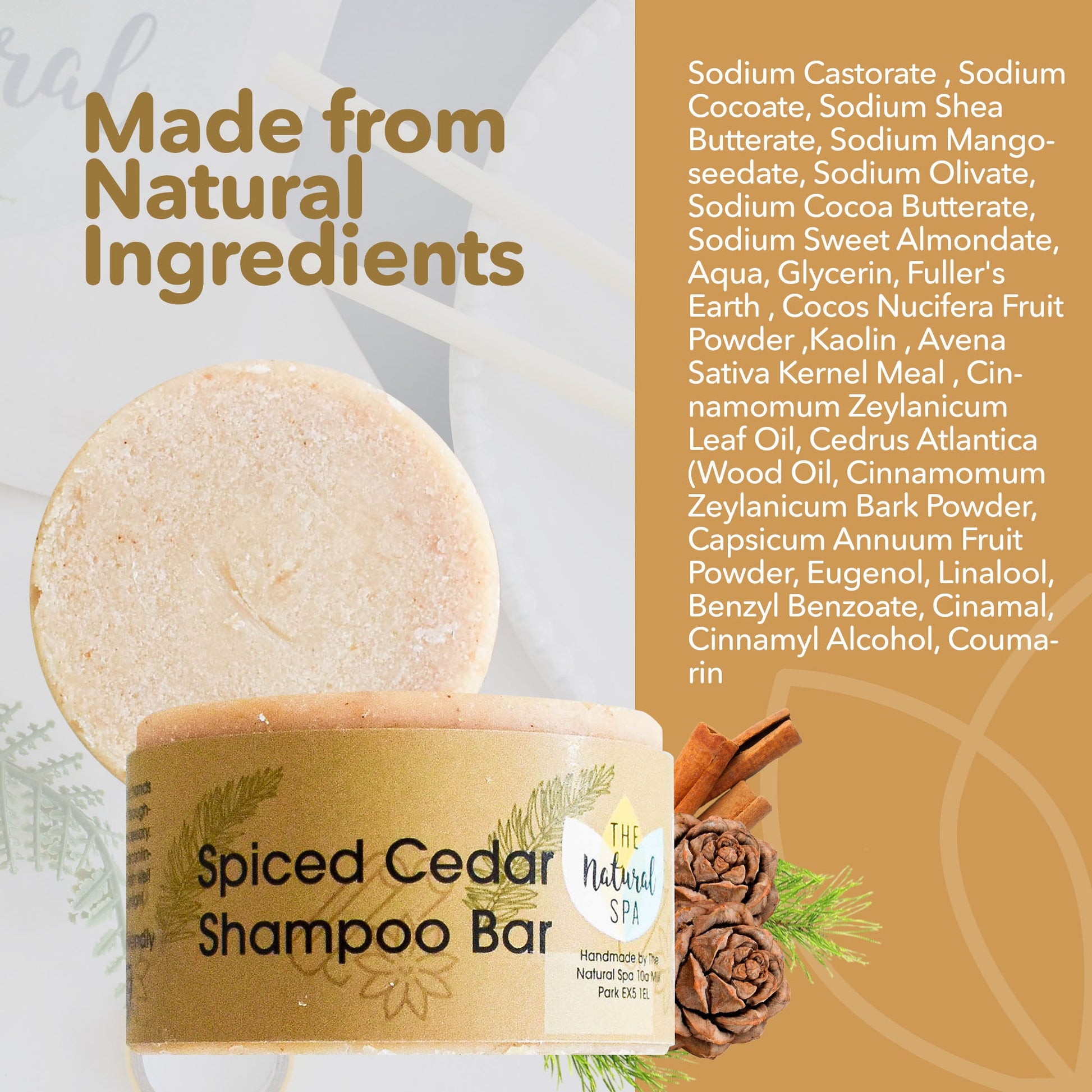 Spiced Cedar  Shampoo bar-3