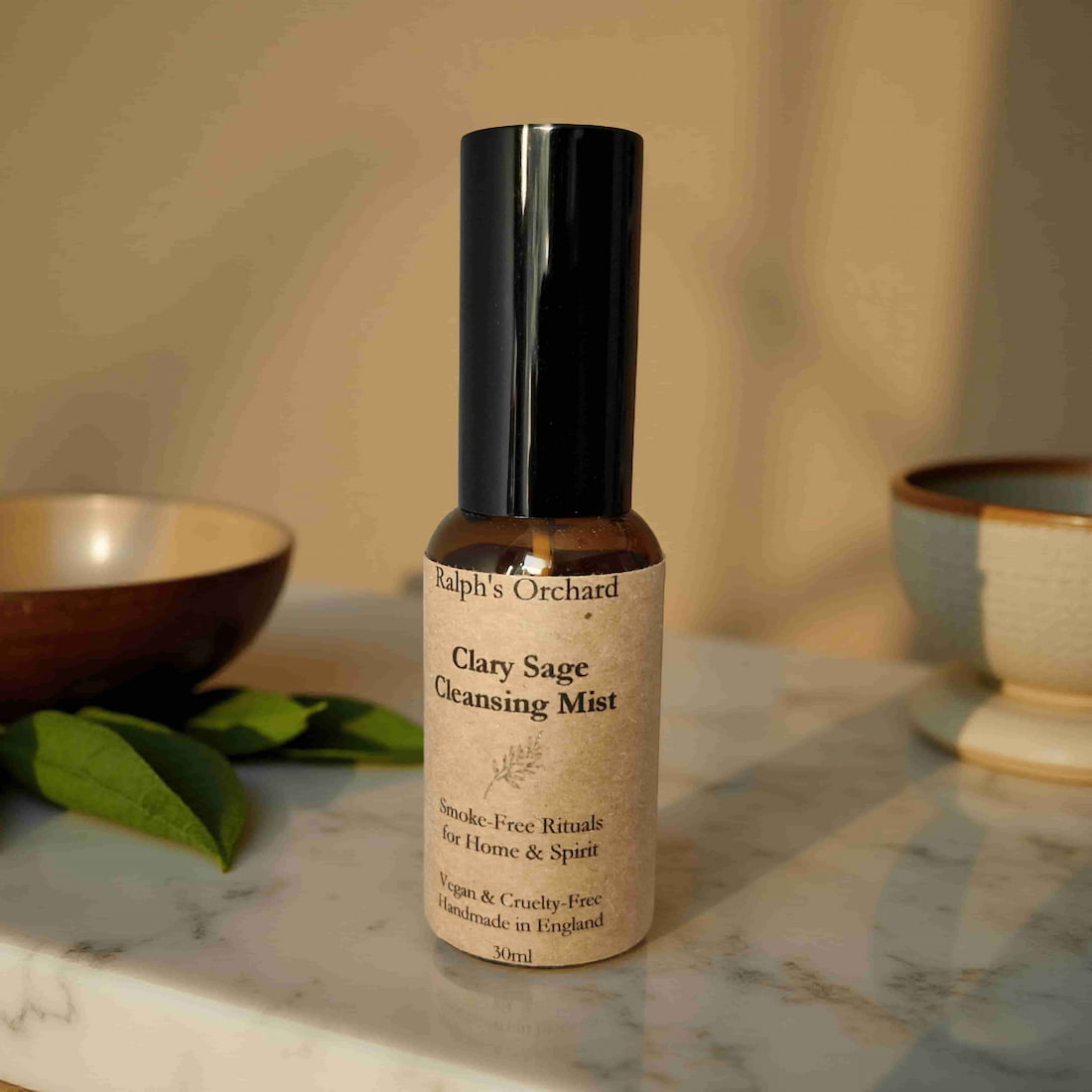 Clary Sage Cleansing Mist - Natural Smoke-Free Room Spray (30ml)-1