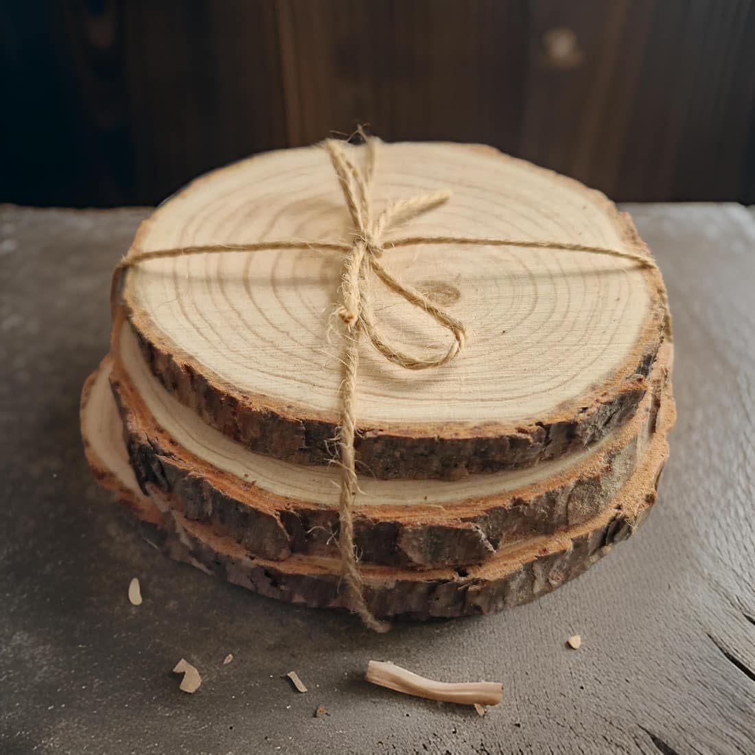 Wooden Candle Coasters-0